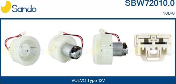 Sando SBW72010.0 - Вентилятор салона autodnr.net