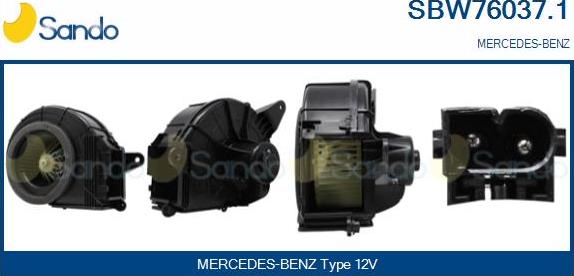 Sando SBW76037.1 - Вентилятор салона autodnr.net