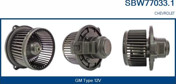 Sando SBW77033.1 - Вентилятор салону autocars.com.ua