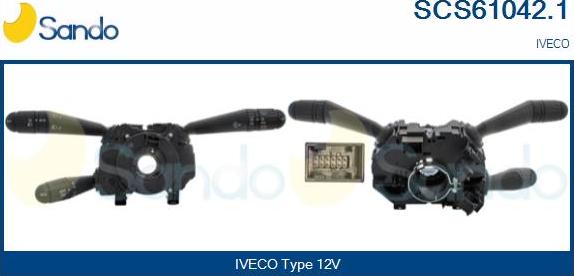 Sando SCS61042.1 - Вимикач на рульовій колонці autocars.com.ua