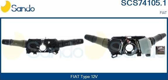 Sando SCS74105.1 - Вимикач на рульовій колонці autocars.com.ua