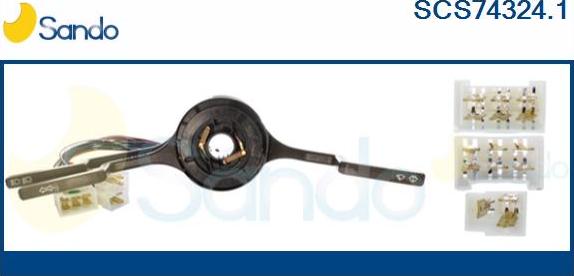 Sando SCS74324.1 - Вимикач на рульовій колонці autocars.com.ua