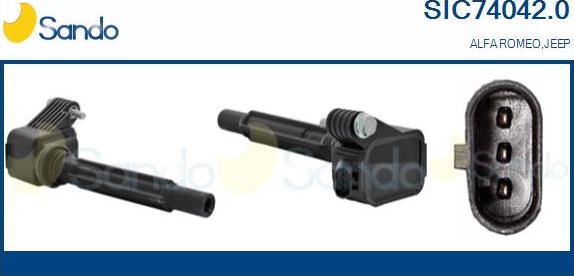 Sando SIC74042.0 - Котушка запалювання autocars.com.ua