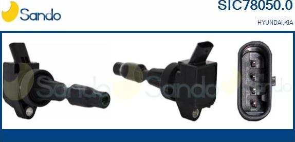 Sando SIC78050.0 - Котушка запалювання autocars.com.ua