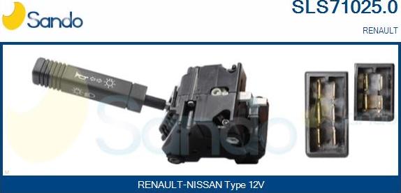 Sando SLS71025.0 - Вимикач на рульовій колонці autocars.com.ua