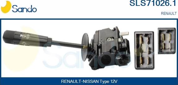 Sando SLS71026.1 - Вимикач на рульовій колонці autocars.com.ua