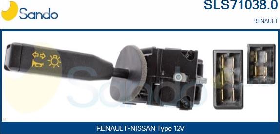 Sando SLS71038.0 - Вимикач на рульовій колонці autocars.com.ua