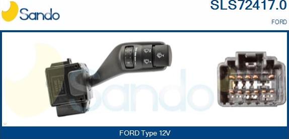 Sando SLS72417.0 - Вимикач на рульовій колонці autocars.com.ua