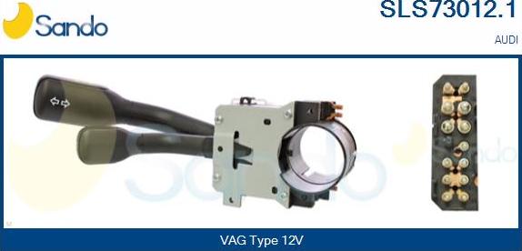 Sando SLS73012.1 - Вимикач на рульовій колонці autocars.com.ua