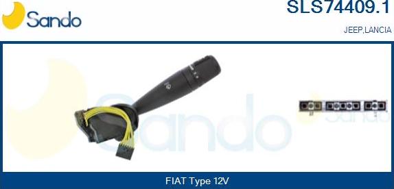 Sando SLS74409.1 - Вимикач на рульовій колонці autocars.com.ua