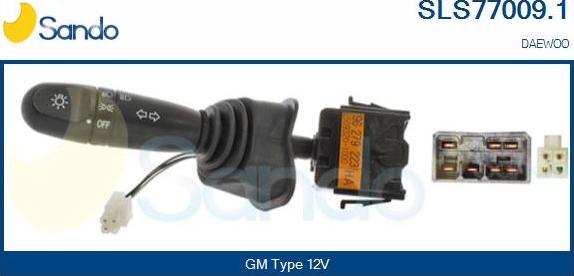 Sando SLS77009.1 - Вимикач на рульовій колонці autocars.com.ua