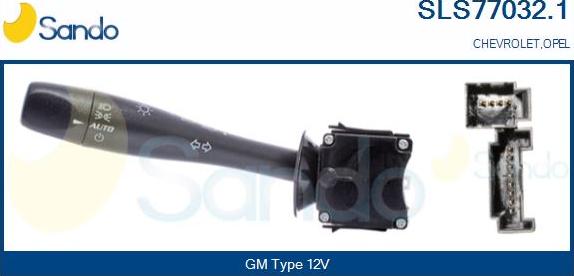 Sando SLS77032.1 - Вимикач на рульовій колонці autocars.com.ua
