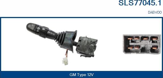 Sando SLS77045.1 - Вимикач на рульовій колонці autocars.com.ua