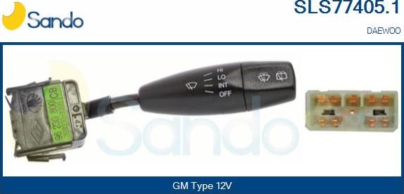 Sando SLS77405.1 - Вимикач на рульовій колонці autocars.com.ua
