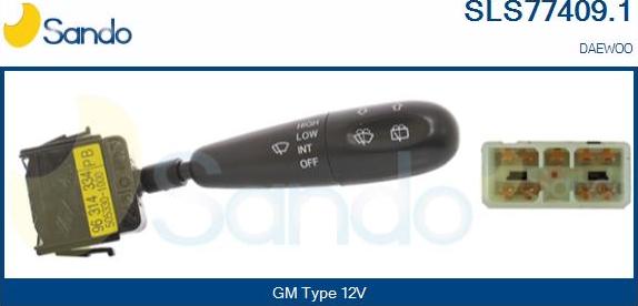 Sando SLS77409.1 - Вимикач на рульовій колонці autocars.com.ua