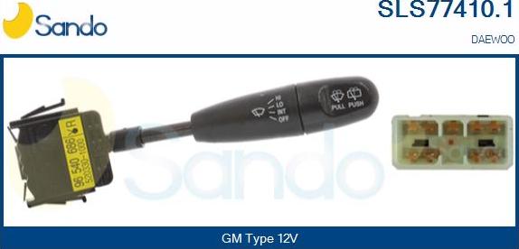 Sando SLS77410.1 - Вимикач на рульовій колонці autocars.com.ua