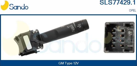 Sando SLS77429.1 - Вимикач на рульовій колонці autocars.com.ua
