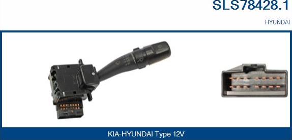 Sando SLS78428.1 - Вимикач на рульовій колонці autocars.com.ua