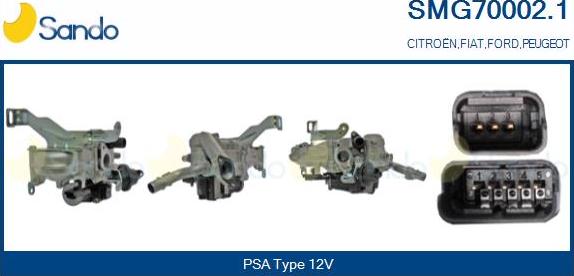 Sando SMG70002.1 - Модуль повернення ОГ autocars.com.ua