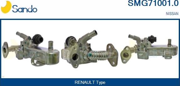 Sando SMG71001.0 - Модуль повернення ОГ autocars.com.ua