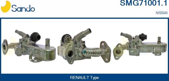 Sando SMG71001.1 - Модуль повернення ОГ autocars.com.ua