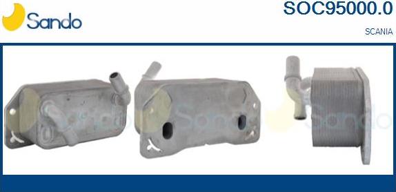 Sando SOC95000.0 - Масляний радіатор, рухове масло autocars.com.ua