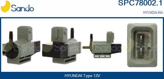 Sando SPC78002.1 - Перетворювач тиску, управління ОГ autocars.com.ua