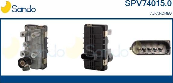 Sando SPV74015.0 - Клапан регулювання тиск наддуву autocars.com.ua
