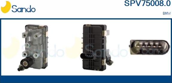 Sando SPV75008.0 - Клапан регулювання тиск наддуву autocars.com.ua