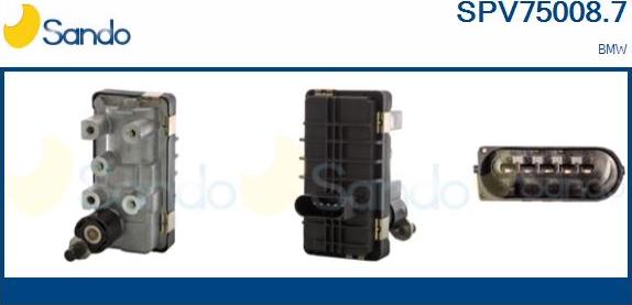 Sando SPV75008.7 - Клапан регулювання тиск наддуву autocars.com.ua