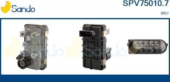 Sando SPV75010.7 - Клапан регулювання тиск наддуву autocars.com.ua