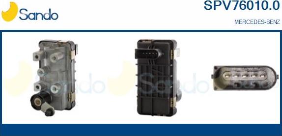 Sando SPV76010.0 - Клапан регулювання тиск наддуву autocars.com.ua