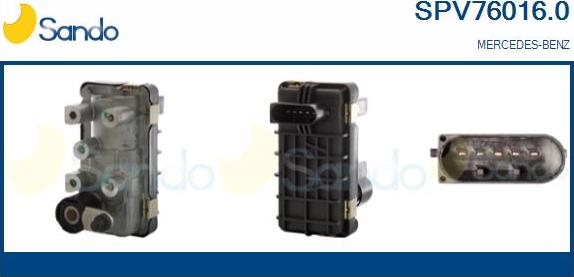 Sando SPV76016.0 - Клапан регулювання тиск наддуву autocars.com.ua