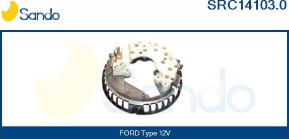 Sando SRC14103.0 - Випрямляч, генератор autocars.com.ua