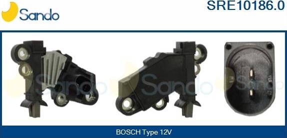 Sando SRE10186.0 - Регулятор напруги генератора autocars.com.ua