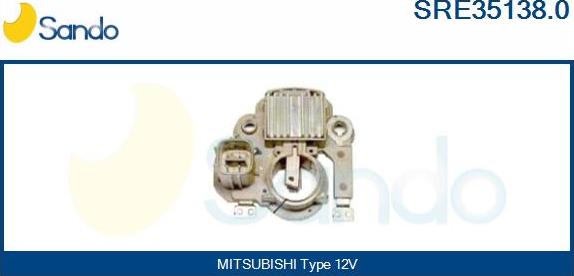 Sando SRE35138.0 - Регулятор напруги генератора autocars.com.ua