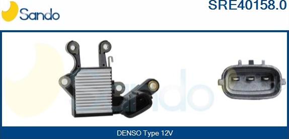 Sando SRE40158.0 - Регулятор напруги генератора autocars.com.ua