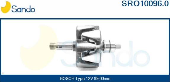 Sando SRO10096.0 - Ротор, генератор autodnr.net