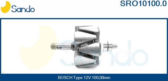 Sando SRO10100.0 - Ротор, генератор autodnr.net