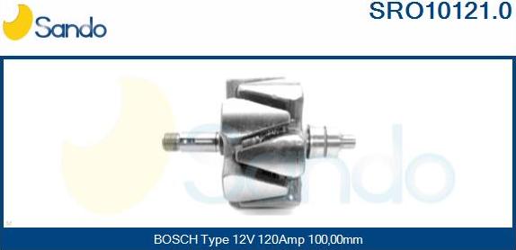 Sando SRO10121.0 - Ротор, генератор autocars.com.ua