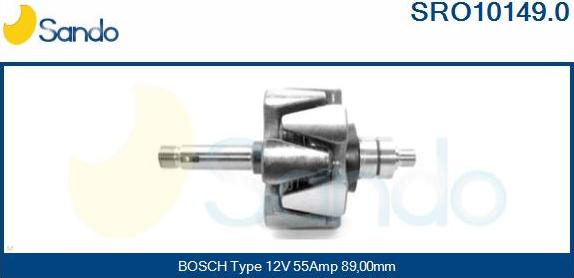 Sando SRO10149.0 - Ротор, генератор autocars.com.ua