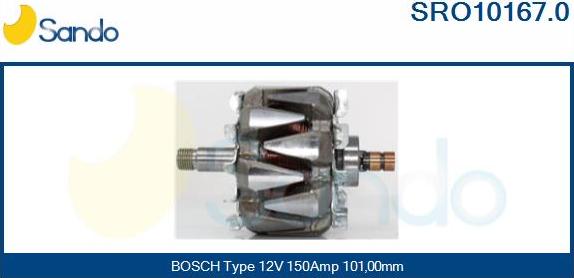 Sando SRO10167.0 - Ротор, генератор autocars.com.ua