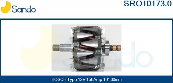 Sando SRO10173.0 - Ротор, генератор autocars.com.ua