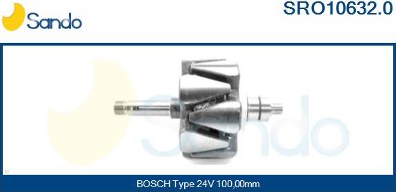 Sando SRO10632.0 - Ротор, генератор autodnr.net