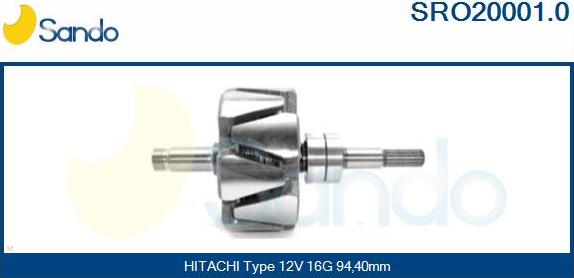 Sando SRO20001.0 - Ротор, генератор autodnr.net