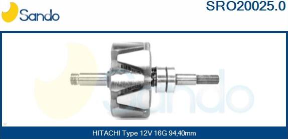 Sando SRO20025.0 - Ротор, генератор autodnr.net