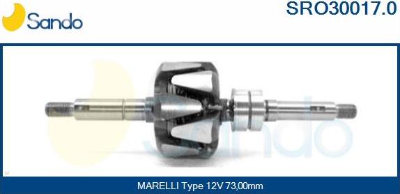 Sando SRO30017.0 - Ротор, генератор autodnr.net