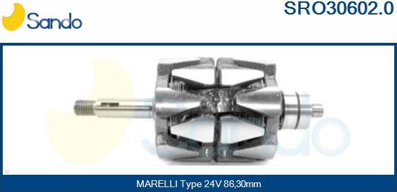 Sando SRO30602.0 - Ротор, генератор autodnr.net