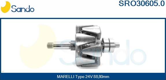 Sando SRO30605.0 - Ротор, генератор autodnr.net