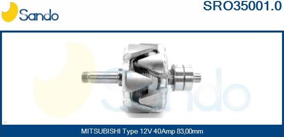 Sando SRO35001.0 - Ротор, генератор autodnr.net